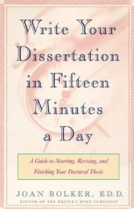 Descargar Writing Your Dissertation in Fifteen Minutes a Day: A Guide to Starting, Revising, and Finishing Your Doctoral Thesis pdf, epub, ebook