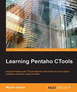 Descargar Learning Pentaho CTools pdf, epub, ebook