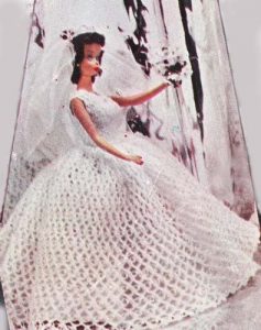 Descargar Crochet Bridal Gown Wedding Dress Pattern for 8-10-12-19 inch Dolls Barbie Ginny (English Edition) pdf, epub, ebook