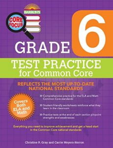 Descargar Barron’s Core Focus Grade 6: Test Practice for Common Core pdf, epub, ebook