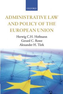 Descargar Administrative Law and Policy of the European Union pdf, epub, ebook