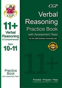 Descargar 11+ Verbal Reasoning Practice Book with Assessment Tests (Ages 10-11) for the CEM Test pdf, epub, ebook