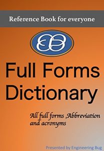 Descargar Full Forms Dictionary: All full forms, Abbreviation and acronyms (English Edition) pdf, epub, ebook