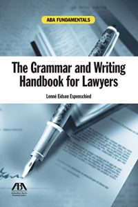 Descargar The Grammar and Writing Handbook for Lawyers (ABA Fundamentals) pdf, epub, ebook