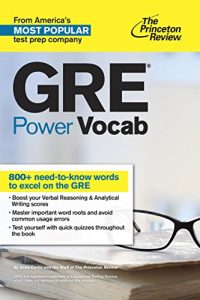 Descargar GRE Power Vocab (Graduate School Test Preparation) pdf, epub, ebook