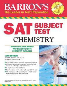 Descargar SAT Subject Test Chemistry, 12th edition pdf, epub, ebook