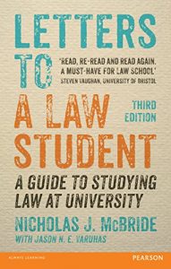 Descargar Letters to a Law Student 3rd edn: A guide to studying law at university pdf, epub, ebook