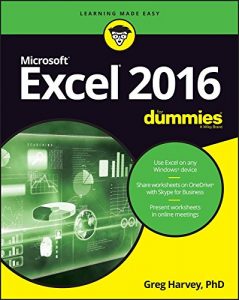 Descargar Excel 2016 For Dummies (Excel for Dummies) pdf, epub, ebook