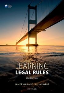 Descargar Learning Legal Rules: A Students’ Guide to Legal Method and Reasoning pdf, epub, ebook