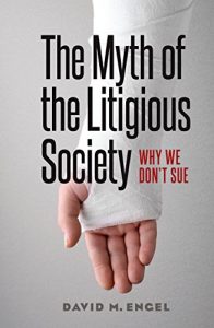 Descargar The Myth of the Litigious Society: Why We Don’t Sue (Chicago Series in Law and Society) pdf, epub, ebook