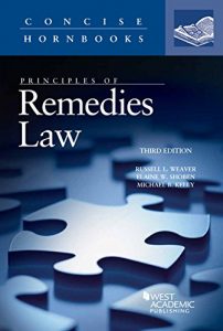 Descargar Principles of Remedies Law (Concise Hornbook Series) pdf, epub, ebook