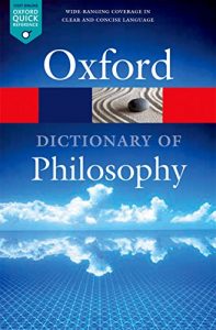 Descargar The Oxford Dictionary of Philosophy (Oxford Quick Reference) pdf, epub, ebook