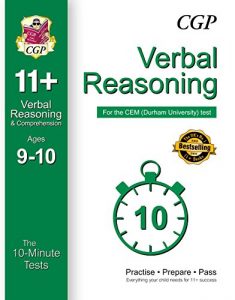 Descargar 10-Minute Tests for 11+ Verbal Reasoning Ages 9-10 – CEM Test pdf, epub, ebook