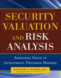 Descargar Security Valuation and Risk Analysis: Assessing Value in Investment Decision-Making pdf, epub, ebook