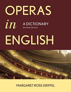 Descargar Operas in English: A Dictionary pdf, epub, ebook