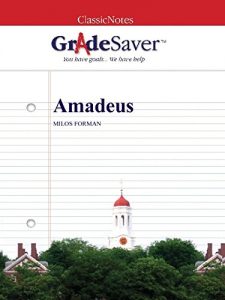 Descargar GradeSaver (TM) ClassicNotes: Amadeus (English Edition) pdf, epub, ebook