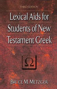 Descargar Lexical Aids for Students of New Testament Greek pdf, epub, ebook