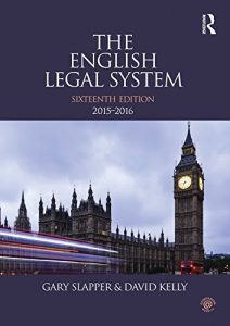 Descargar The English Legal System: 2015-2016 pdf, epub, ebook