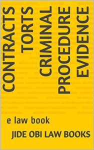 Descargar Contracts Torts Criminal Procedure Evidence: e law book (English Edition) pdf, epub, ebook