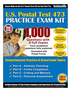 Descargar U.S. Postal Exam 473 Practice Test Kit – 2017 Edition: 1,000 Questions with Fully Explained Answers (English Edition) pdf, epub, ebook
