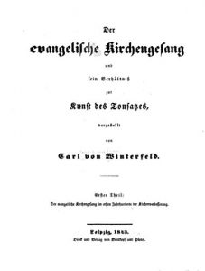 Descargar Der evangelische Kirchengesang und sein Verhältniss zur Kunst des Tonsatzes (German Edition) pdf, epub, ebook