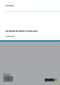 Descargar Der Wandel der Macht in Citizen Kane pdf, epub, ebook