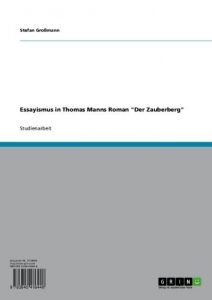 Descargar Essayismus in Thomas Manns Roman “Der Zauberberg” pdf, epub, ebook