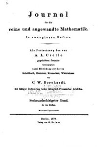 Descargar Journal für die reine und angewandte Mathematik (German Edition) pdf, epub, ebook