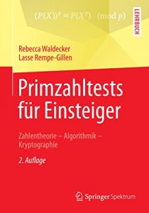 Descargar Primzahltests für Einsteiger: Zahlentheorie – Algorithmik – Kryptographie pdf, epub, ebook