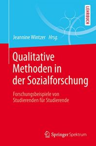 Descargar Qualitative Methoden in der Sozialforschung pdf, epub, ebook