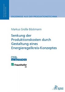 Descargar Senkung der Produktionskosten durch Gestaltung eines Energieregelkreis-Konzeptes (German Edition) pdf, epub, ebook