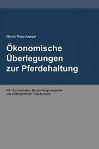 Descargar Ökonomische Überlegungen zur Pferdehaltung (German Edition) pdf, epub, ebook