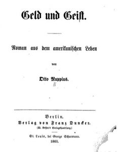 Descargar Geld und Geist Roman aus dem amerikanischen Leben (German Edition) pdf, epub, ebook