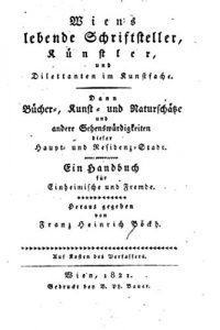 Descargar Wiens Lebende Schriftsteller, Künstler und Dilettnten Im Kunstfache Dann Bücher (German Edition) pdf, epub, ebook