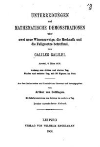 Descargar Unterredungen und mathematische Demonstrationen, Über zwei neue Wissenszweige (German Edition) pdf, epub, ebook