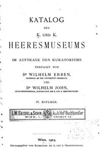 Descargar Katalog des K. und K. Heeresmuseums (German Edition) pdf, epub, ebook