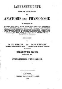 Descargar Jahresbericht Über Die Fortschritte der Anatomie und Physiologie (German Edition) pdf, epub, ebook