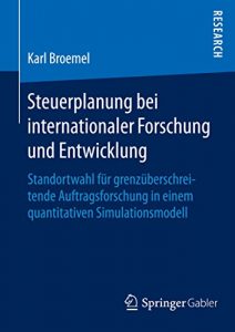 Descargar Steuerplanung bei internationaler Forschung und Entwicklung pdf, epub, ebook