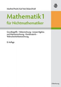 Descargar Mathematik 1 für Nichtmathematiker pdf, epub, ebook