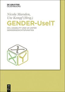 Descargar Gender-UseIT: HCI, Usability und UX unter Gendergesichtspunkten pdf, epub, ebook