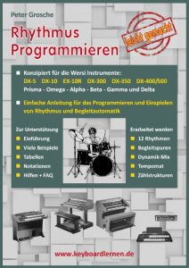 Descargar Rhythmus Programmieren leicht gemacht: Konzipiert für Wersi Instrumente: DX-5, DX-10, EX-10R, DX-300/350/400/500, Prisma – Omega – Alpha – Beta – Gamma und Delta pdf, epub, ebook