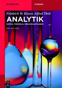 Descargar Analytik: Daten, Formeln, Übungsaufgaben (De Gruyter Studium) pdf, epub, ebook