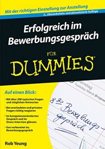 Descargar Erfolgreich im Bewerbungsgespräch für Dummies pdf, epub, ebook