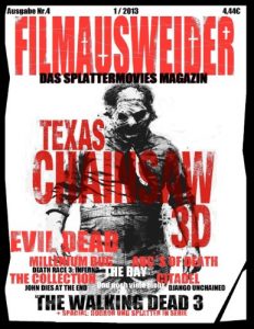 Descargar FILMAUSWEIDER – Das Splattermovies Magazin – Ausgabe 4 – Evil Dead, Texas Chainsaw 3D, The ABCŽs of Death, The Collection, The Bay, Citadel, The Millennium … Magazin rund um den blutigen Film pdf, epub, ebook