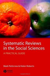 Descargar Systematic Reviews in the Social Sciences: A Practical Guide pdf, epub, ebook