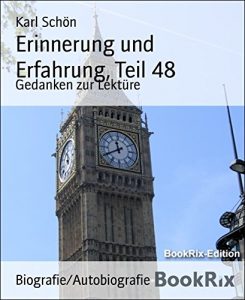 Descargar Erinnerung und Erfahrung, Teil 48: Gedanken zur Lektüre (German Edition) pdf, epub, ebook