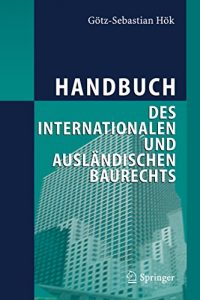 Descargar Handbuch des internationalen und ausländischen Baurechts pdf, epub, ebook