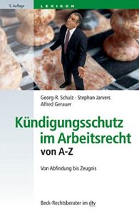 Descargar Kündigungsschutz im Arbeitsrecht von A-Z: Von Abfindung bis Zeugnis (Beck-Rechtsberater im dtv) pdf, epub, ebook