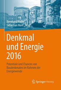 Descargar Denkmal und Energie 2016 pdf, epub, ebook