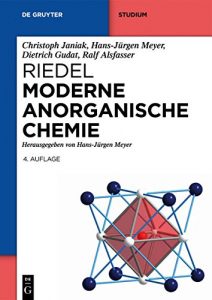 Descargar Riedel Moderne Anorganische Chemie (De Gruyter Studium) pdf, epub, ebook